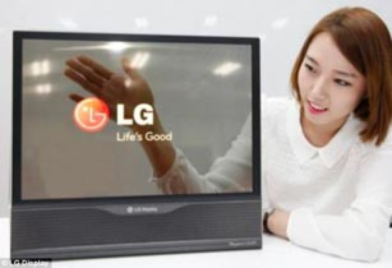 Big screen you can roll up: LG shows off ultimate in portable TVs