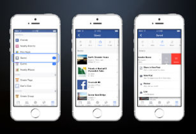 Facebook-ը ներկայացրել է «Պահել» կոճակը` նյութերն ավելի ուշ կարդալու կամ դիտելու համար