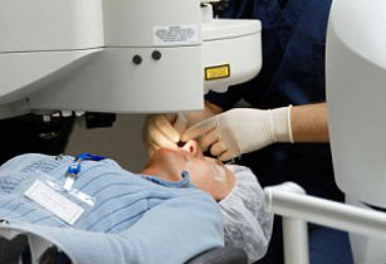 ‘Raindrop' implant in your eye could banish reading glasses forever