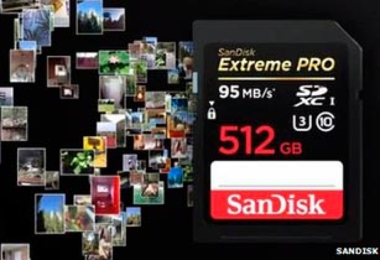 SanDisk SD memory card 'largest ever'