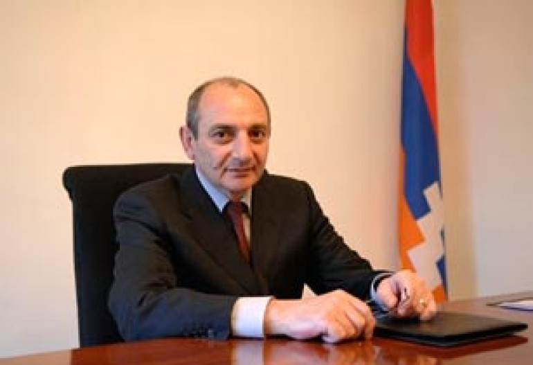 Nagorno-Karabakh president congratulates Armenian counterpart on 23rd anniversary of Armenia's independence