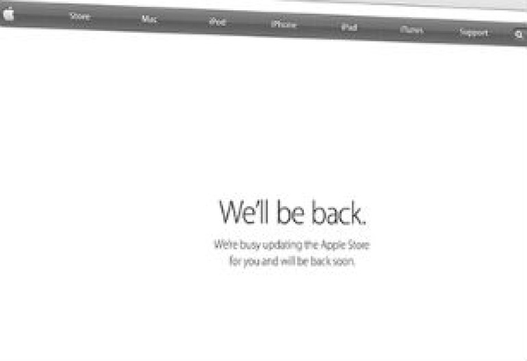 Apple закрыла онлайн-магазин перед презентацией iPad