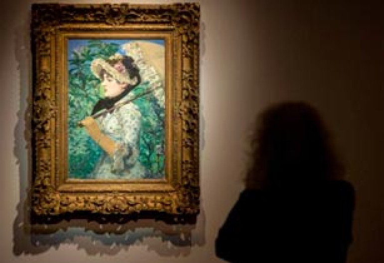 Manet canvas sets record at Christie's $166-million sale of Impressionist art