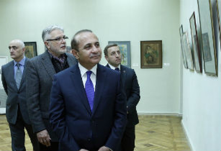 Վարչապետը մասնակցել է երիտասարդ ստեղծագործողների ցուցահանդես-մրցույթի բացմանը