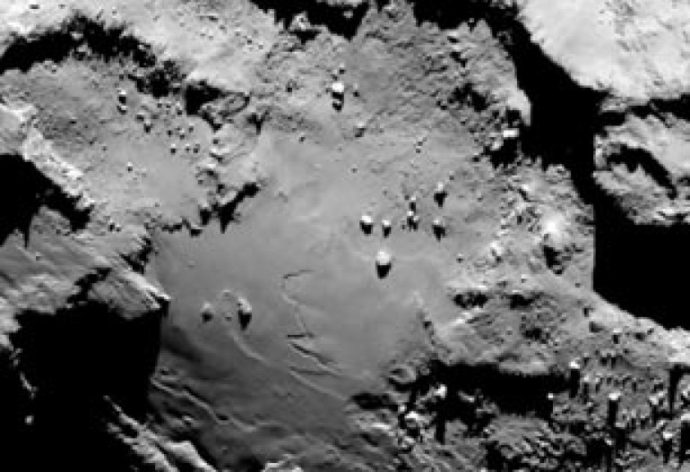 Comet lander: Camera sees Philae's hairy landing