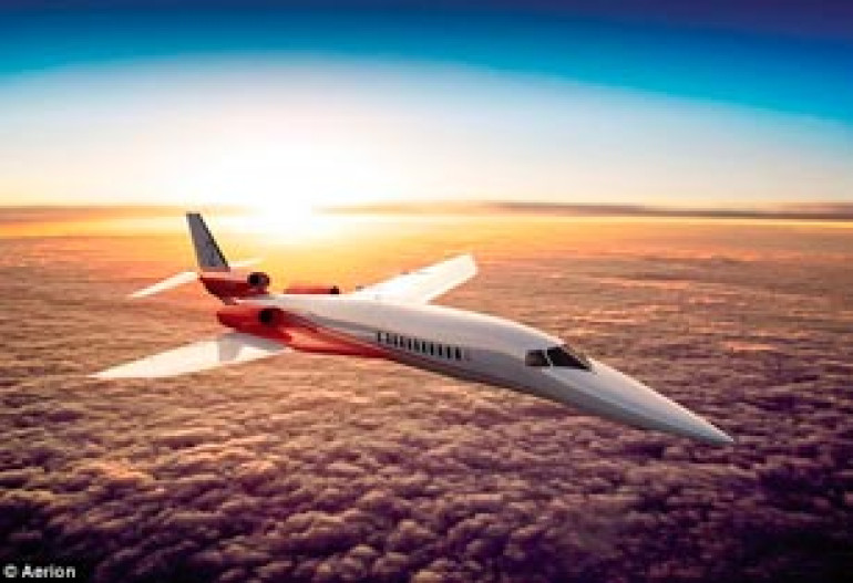 Fly from New York to LA in just 2.5 hours as incredible new supersonic business jet aims to cut journey time in half