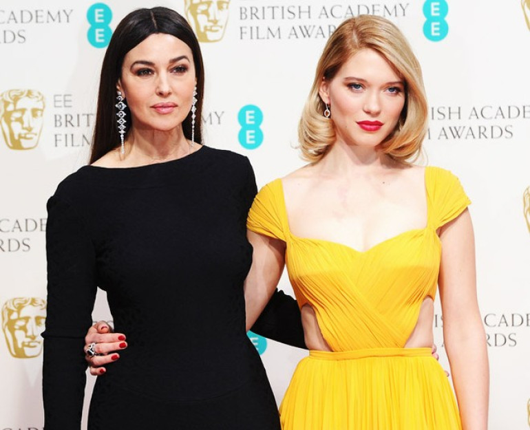 Моника Беллуччи и Леа Сейду на BAFTA Awards-2015