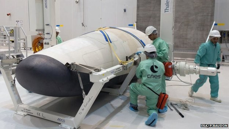 Europe's mini 'spaceplane' launches