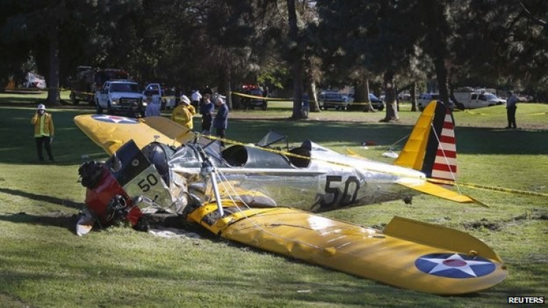 Harrison Ford injured in plane crash