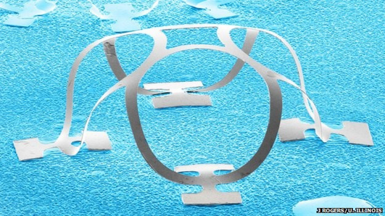Tiny pop-up "cell playgrounds" fold themselves