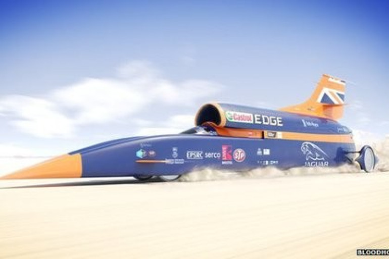 Самые быстрые колеса в мире установят на сверхзвуковом автомобиле Bloodhound