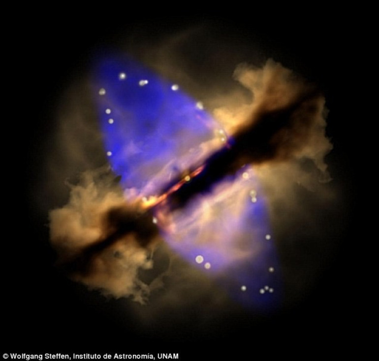 Lighting the void: Awesome birth of star that's 300 times brighter than the sun