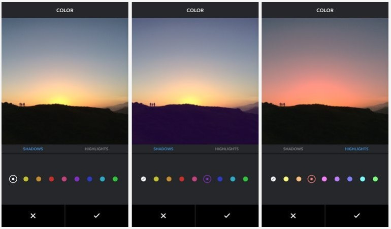 Instagram adds new color editing features