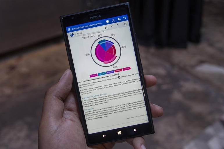 Microsoft brings Office preview to Windows 10 Phones in April