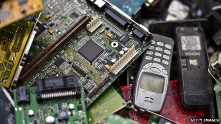 Microwaves and dishwashers dominate e-waste mountain