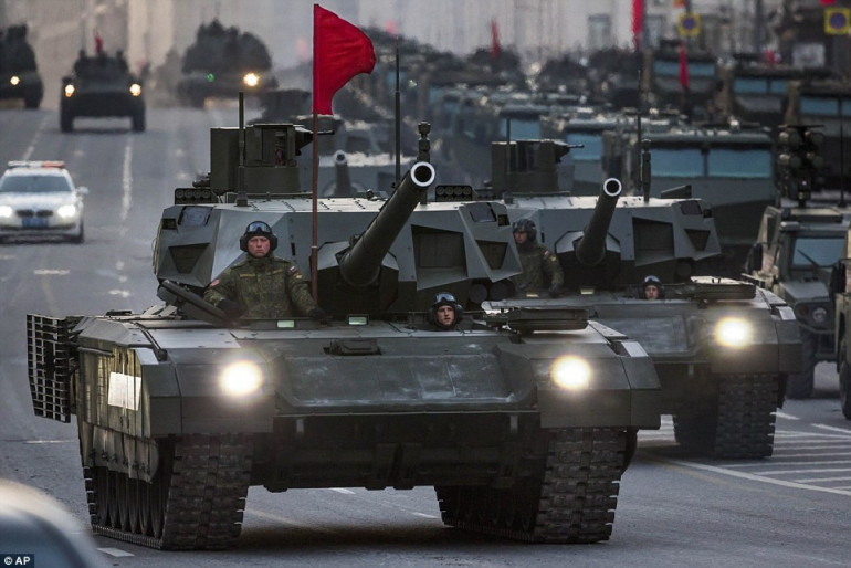 First new Russian tank since end of Cold War unveiled
