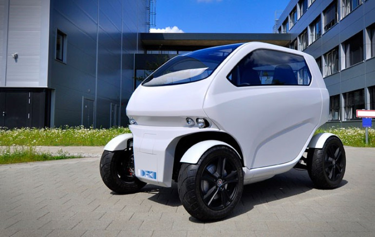 Car that can ‘shrink,’ drive sideways finally hits the road