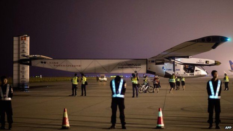Solar Impulse plane begins Pacific crossing