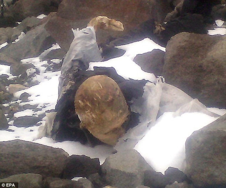 Third mummified body found in melting ice on Mexican mountain
