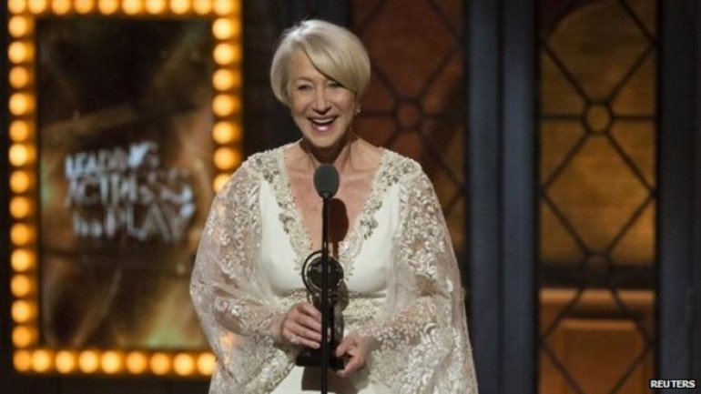 Dame Helen Mirren reigns at Tony theatre awards