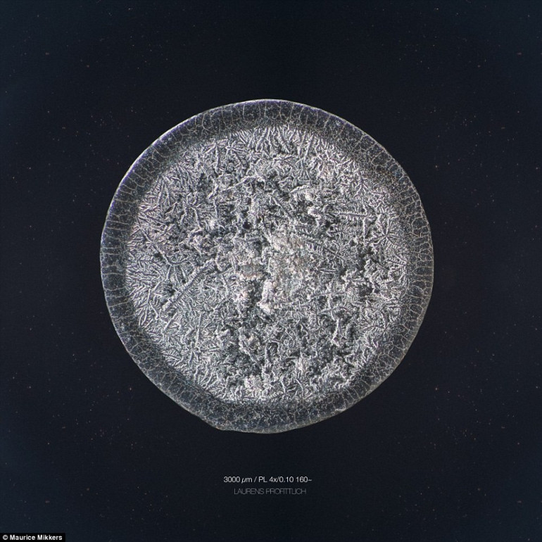 Photographer captures beautiful microscopic images of his friend's tears to show how each is unique