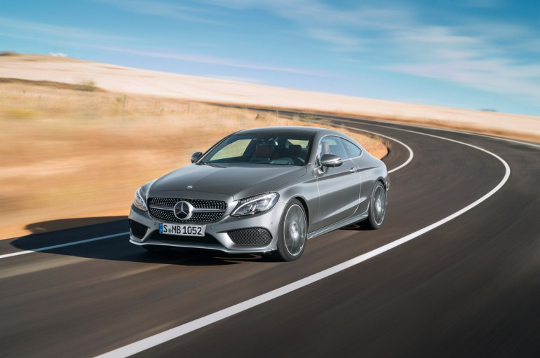 Mercedes-ը գաղտնազերծել է նոր սերնդի C-Class կուպեն (լուսանկարներ)