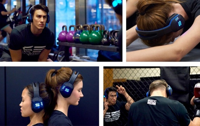 Combat+ Sync sport headphones have built-in intercom