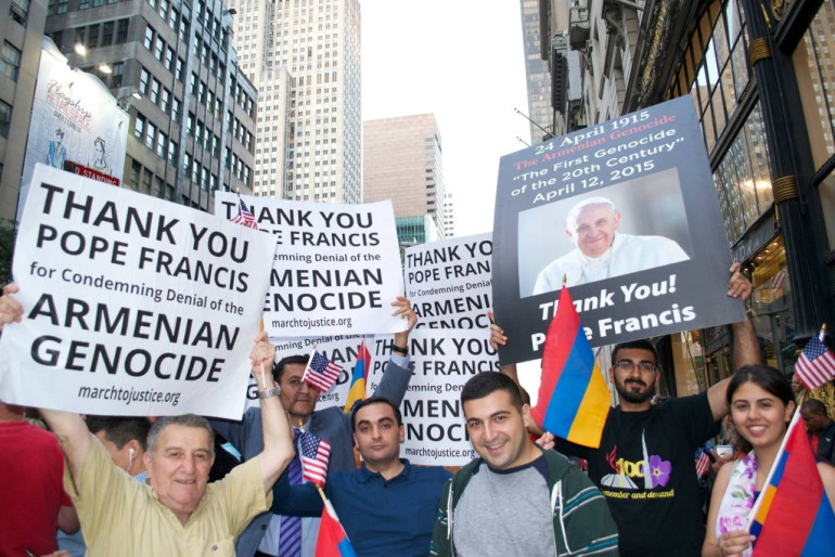 Pope Francis receives warm welcome by East Coast US-Armenian communities