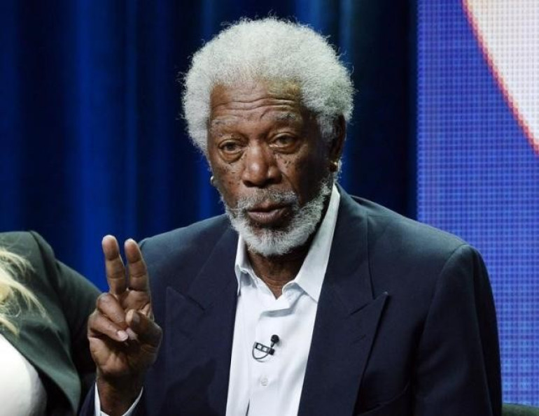 God actor Morgan Freeman seeks answers in Jerusalem