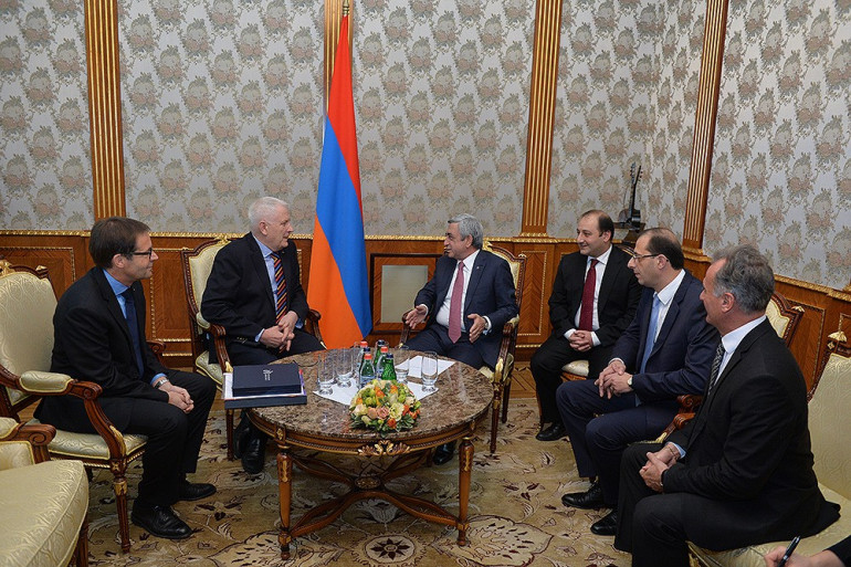 Նախագահն ընդունել է Եվրոպայի աթլետիկայի ֆեդերացիայի պատվիրակությանը