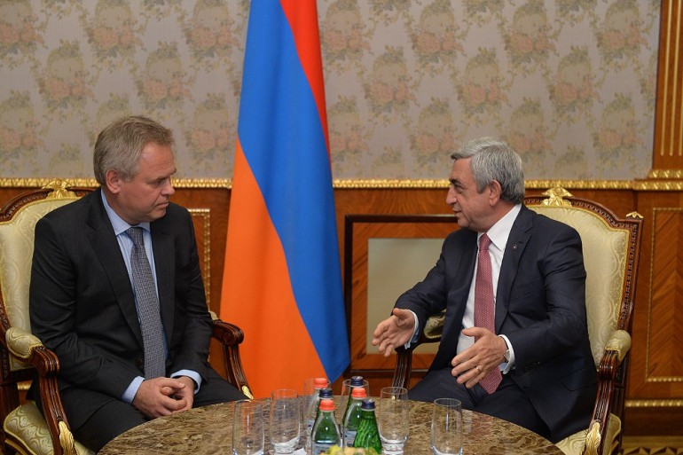 Սերժ Սարգսյանն ընդունել է ՏՏ ոլորտում ՀՀ Նախագահի 2015թ. մրցանակին արժանացած Եվգենի Կասպերսկուն
