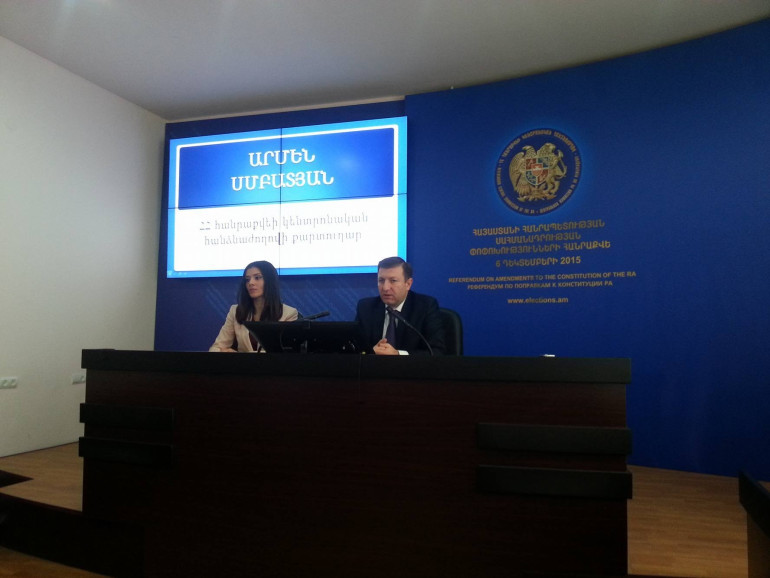 Էլեկտրոնային եղանակով հանրաքվեին կմասնակցի 265 քաղաքացի. ԿԸՀ պաշտոնյա