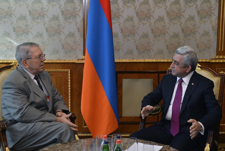 Նախագահն ընդունել է ԵԽԽՎ Մոնիտորինգի հանձնաժողովի Հայաստանի հարցով համազեկուցողին