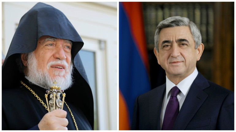 Արամ Ա կաթողիկոսը ՀՀ Նախագահի հետ հեռախոսազրույցում ողջունել է սահմանադրական փոփոխությունների ընդունումը