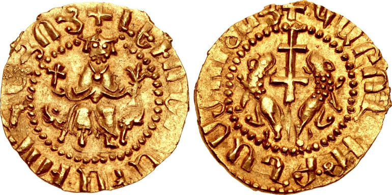 Unique gold coin featuring Cilician Armenian king put up for auction