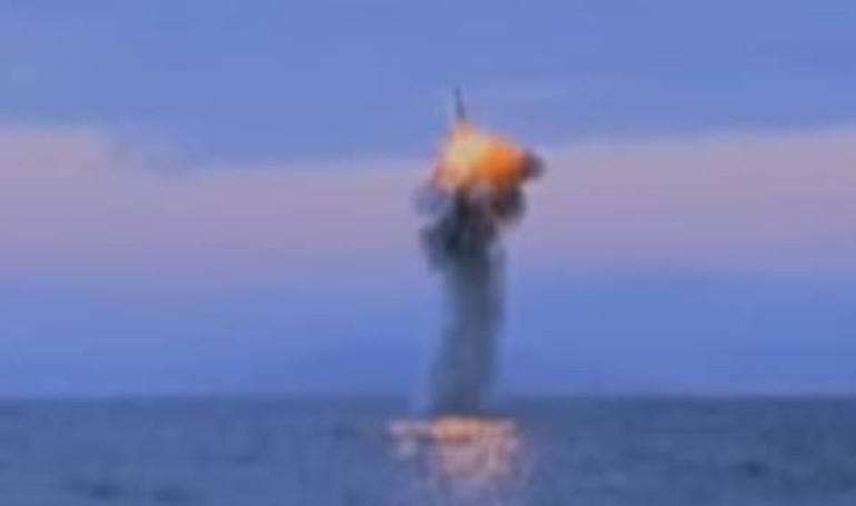 North Korea demonstrates new submarine ballistic missile test