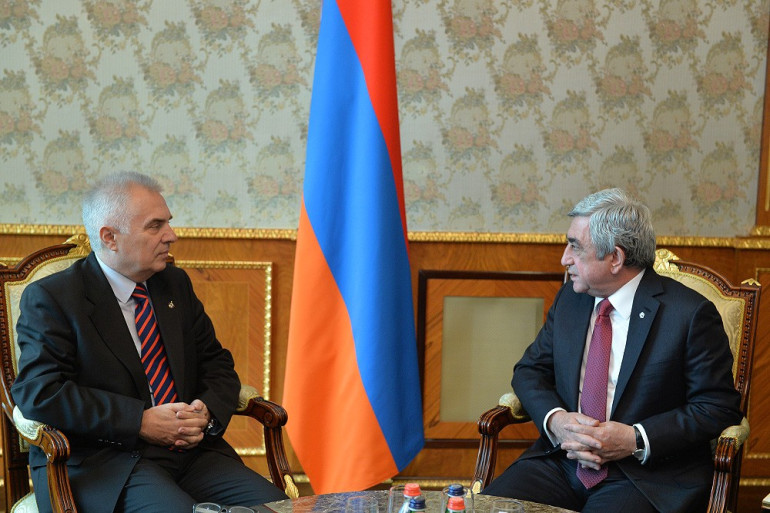 ԵՄ հետ հարաբերությունների զարգացումը շարունակում է մնալ ՀՀ արտաքին քաղաքականության առաջնահերթություններից. Սերժ Սարգսյան