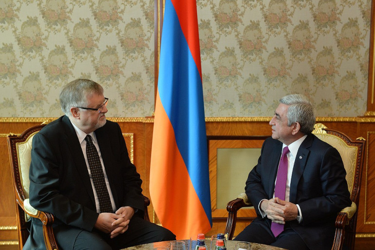 ՀՀ Նախագահը և ԵՄ հատուկ ներկայացուցիչը մտքեր են փոխանակել ԼՂ խնդրի խաղաղ կարգավորմանը ԵՄ հնարավոր աջակցության ուղիների մասին