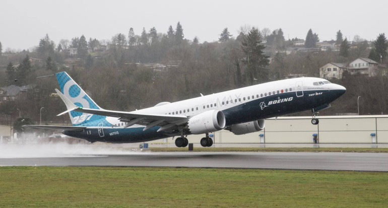 Boeing-ն իրականացրել է նորագույն 737 Max օդանավի առաջին փորձնական թռիչքը (տեսանյութ)