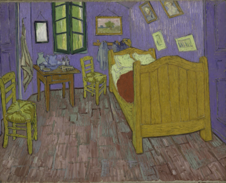 Van Gogh's bedroom gets digital makeover