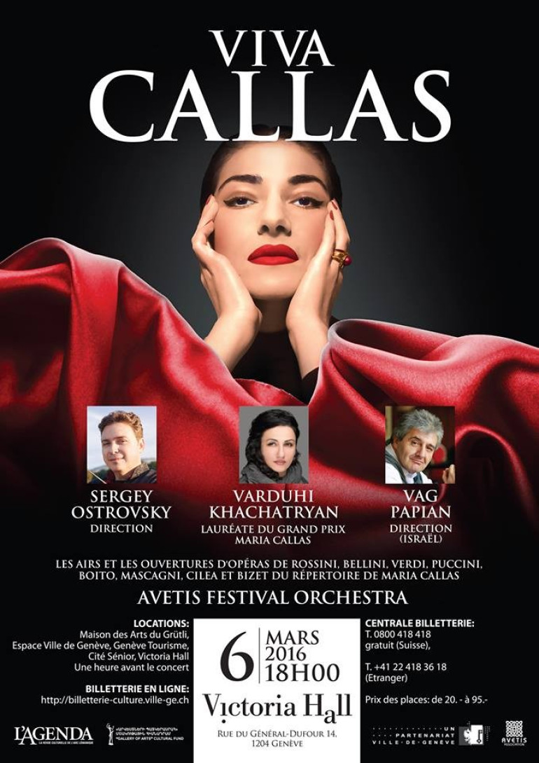 “VIVA Callas” presented by opera singer Varduhi Khachatryan (photos)