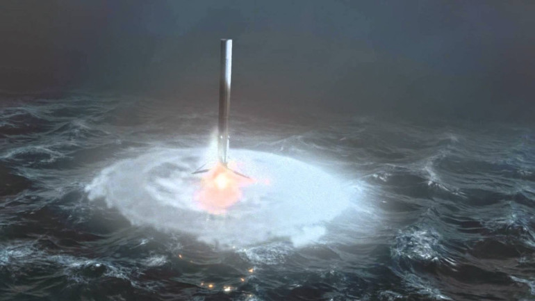 SpaceX ընկերության Falcon 9 հրթիռը անհաջող վայրէջք է կատարել օվկիանոսում