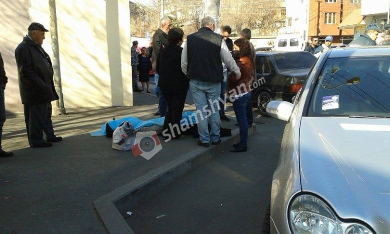Երևանում տղամարդը փողոցում հանկարծամահ է եղել. shamshyan.com