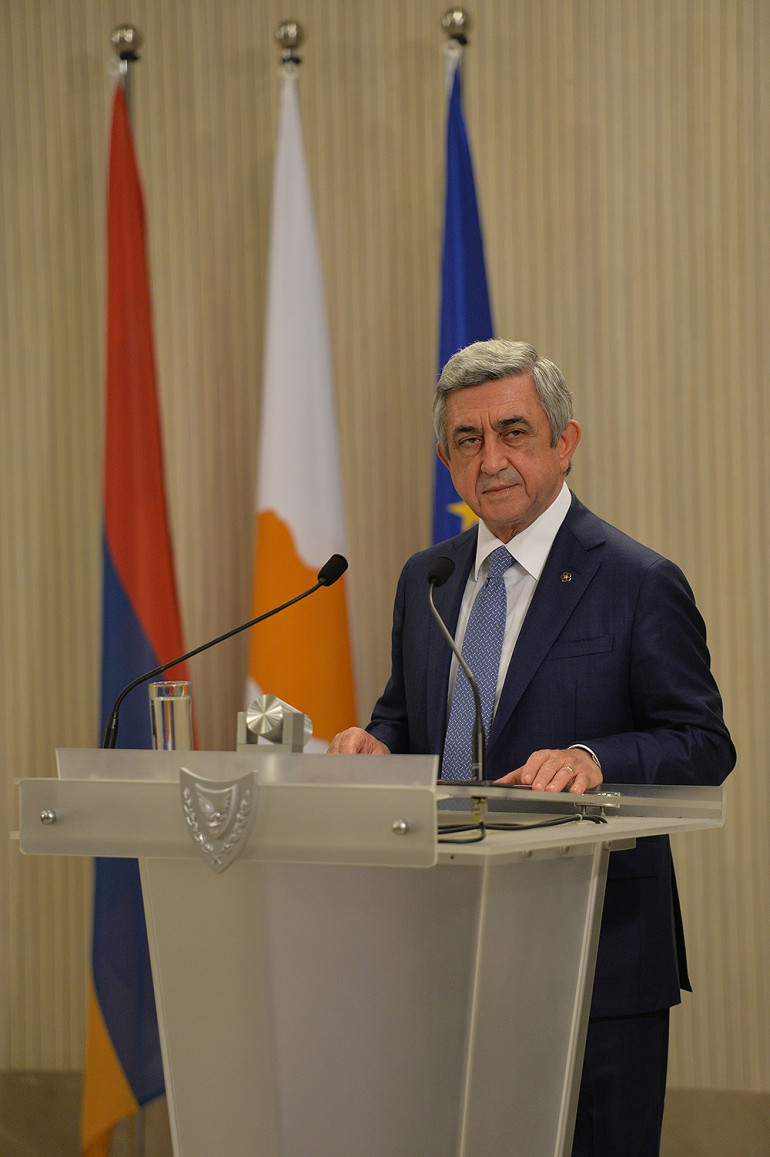 Հայաստանն ու Կիպրոսն օրինակելի համագործակցություն են ծավալում եվրոպական ձևաչափերում. Սերժ Սարգսյան