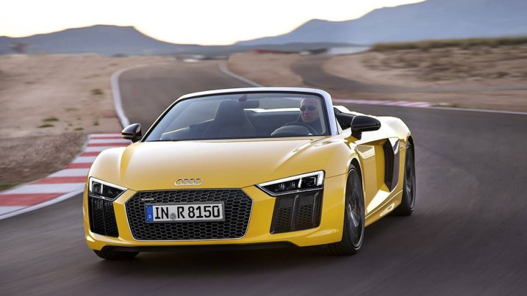 Ներկայացվել է Audi R8 սուպերքարի բաց տանիքով տարբերակը (լուսանկարներ)