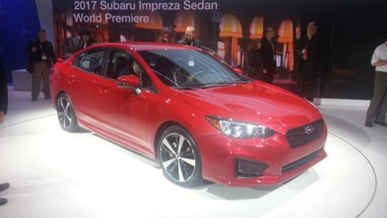 Subaru-ն Նյու Յորքի ավտոշոուին ներկայացրել է նոր Impreza սեդանն ու  հեթչբեքը (լուսանկարներ)