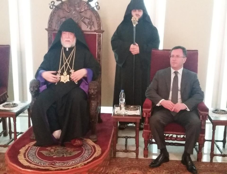 Լիբանանում ՀՀ դեսպանն այցելել է առաքելական, կաթողիկե և ավետարանական առաջնորդներին