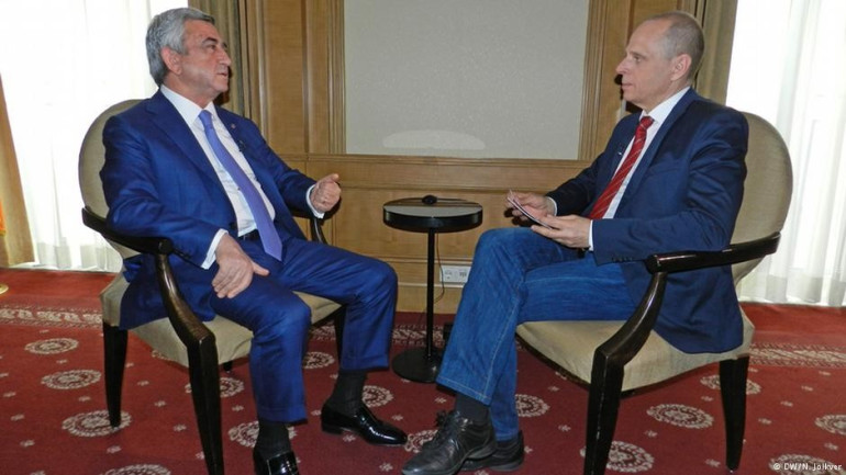 Ռուսաստանը մեր ռազմավարական դաշնակիցն է, սակայն զուր է զենք վաճառում Ադրբեջանին. Սերժ Սարգսյանի հարցազրույցը Deutsche Welle-ին