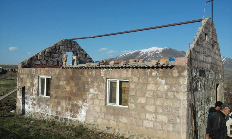 Զոհված զինծառայող Քյարամ Սլոյանի հայրական տան շինարարությունն արդեն սկսվել է. Բորիս Մուրազի (լուսանկարներ)