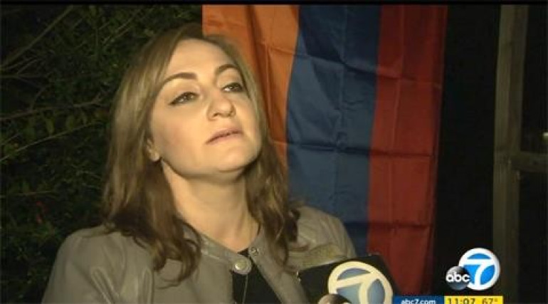 Լոս Անջելեսում բնակվող հայ ընտանիքին սպառնացել են իրենց բնակարանից հայկական դրոշ կախելու համար